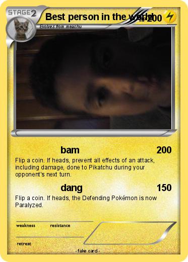 Pokemon Best person in the world