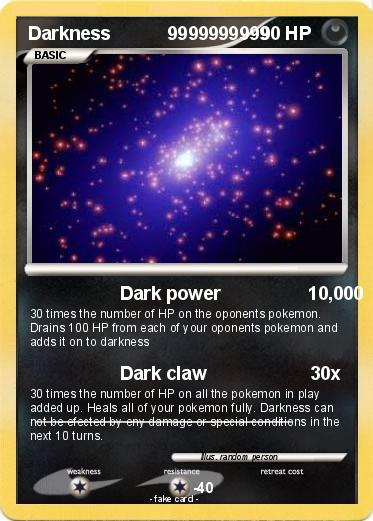 Pokemon Darkness           9999999999