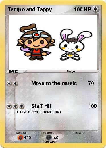 Pokemon Tempo and Tappy
