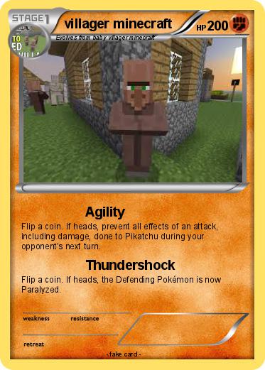 Pokemon villager minecraft