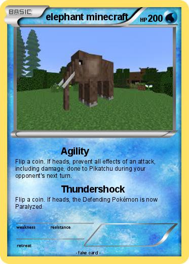 Pokemon elephant minecraft