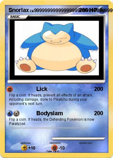 Pokemon Snorlax
