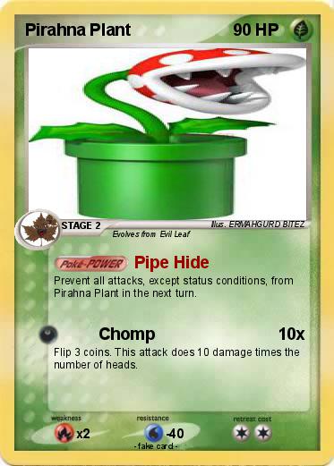 Pokemon Pirahna Plant