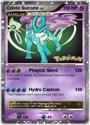 Pokemon Celebi Suicune