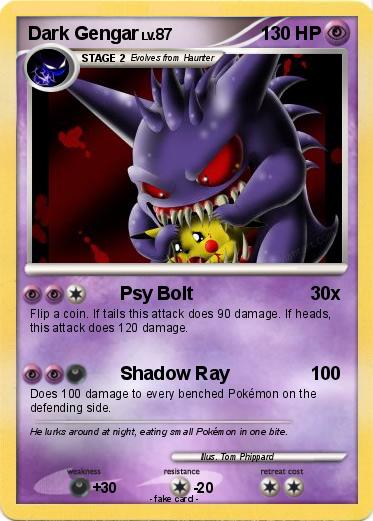 Pokemon Dark Gengar