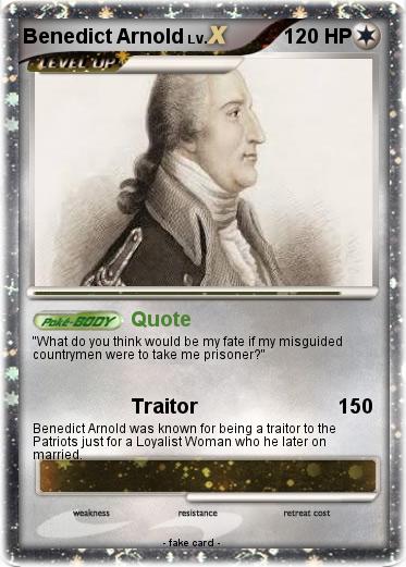 Pokemon Benedict Arnold