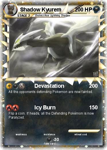Pokemon Shadow Kyurem