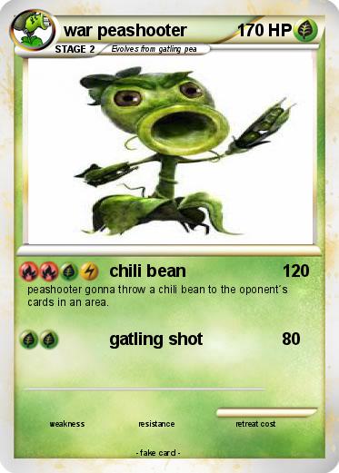 Pokemon war peashooter