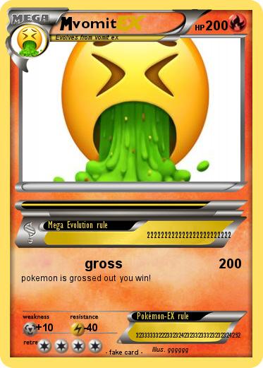 Pokemon vomit