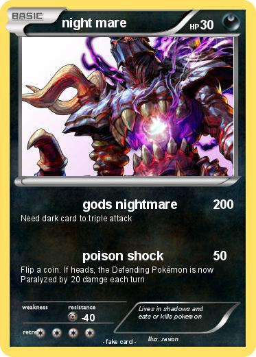 Pokemon night mare