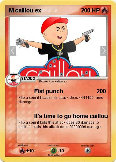 Pokemon M caillou ex
