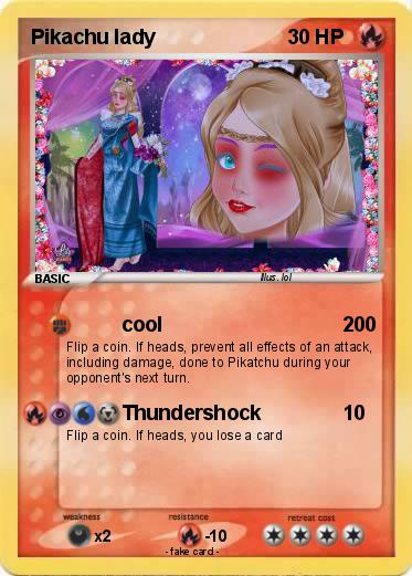 Pokemon Pikachu lady