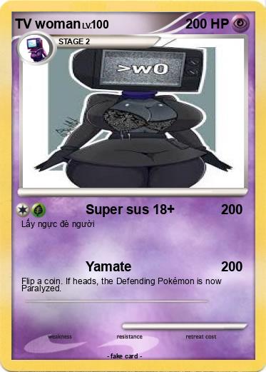 Pokemon TV woman