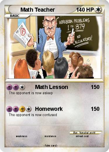 Pokemon Math Teacher