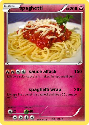 Pokemon spaghetti
