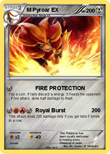 Pokemon M Pyroar EX