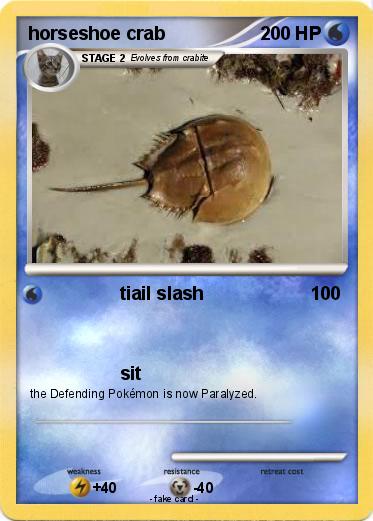 Pokemon horseshoe crab