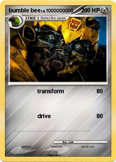 Pokemon bumble bee