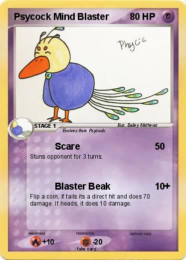 Pokemon Psycock Mind Blaster