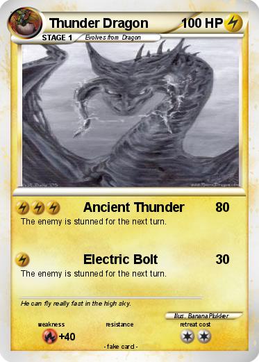 Pokemon Thunder Dragon