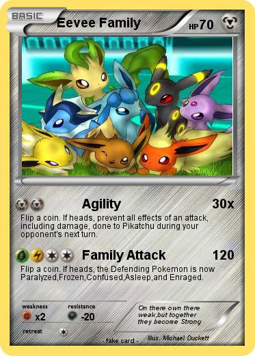 Pokemon Eevee Family