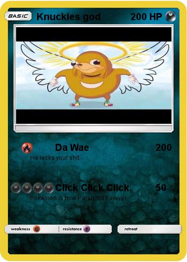Pokemon Knuckles god
