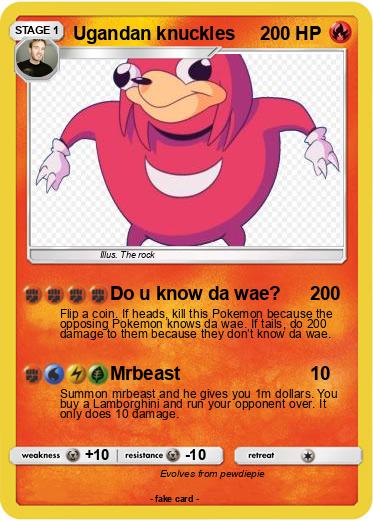 Pokemon Ugandan knuckles