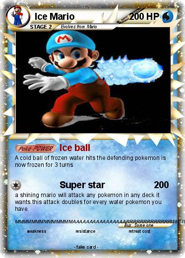 Pokemon Ice Mario