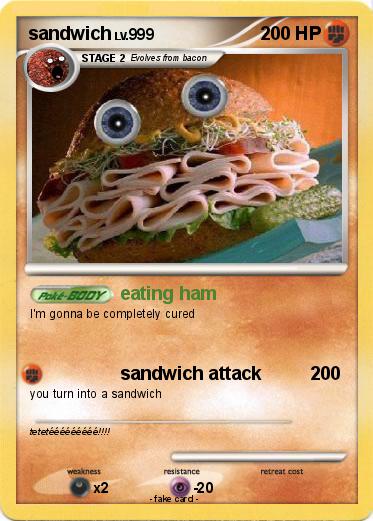 Pokemon sandwich