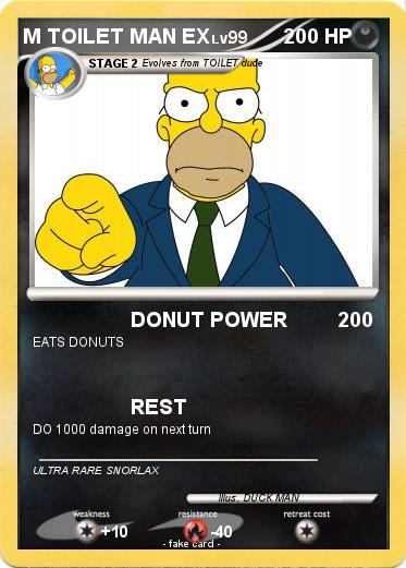 Pokemon M TOILET MAN EX