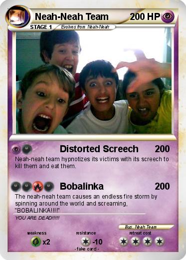 Pokemon Neah-Neah Team