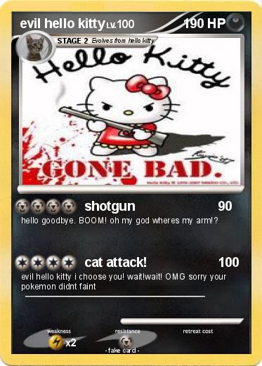 Pokemon evil hello kitty