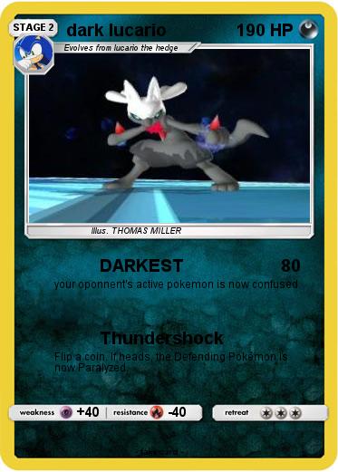 Pokemon dark lucario