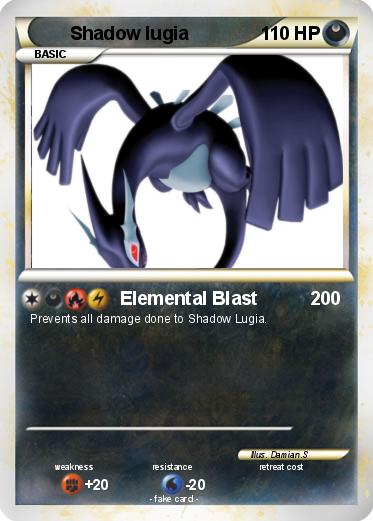 Pokemon Shadow lugia