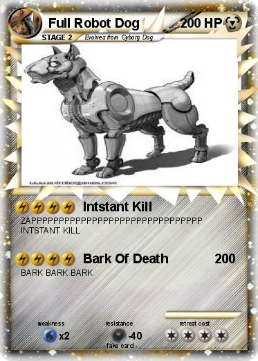 Pokemon Full Robot Dog