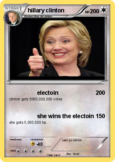 Pokemon hillary clinton