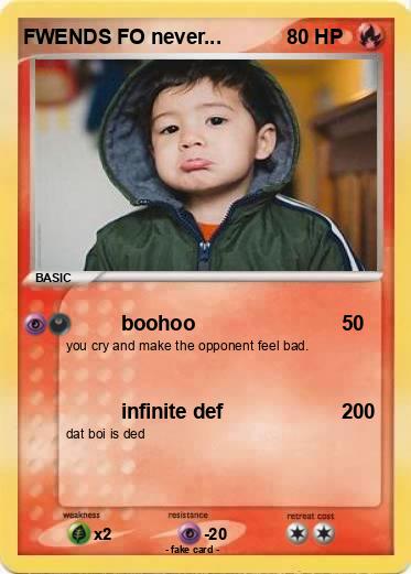 Pokemon FWENDS FO never...