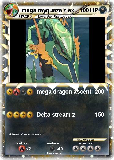 Pokemon mega rayquaza z ex