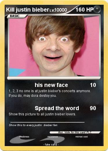 Pokemon Kill justin bieber