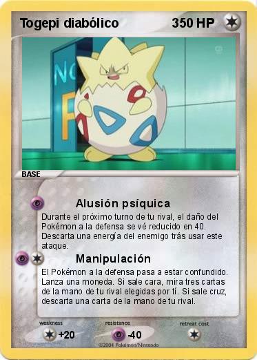 Pokemon Togepi diabólico               3