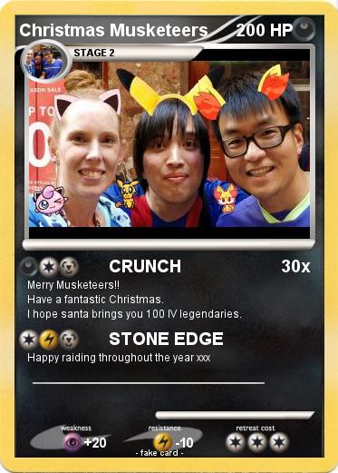 Pokemon Christmas Musketeers