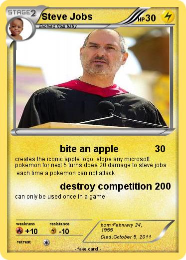 Pokemon Steve Jobs