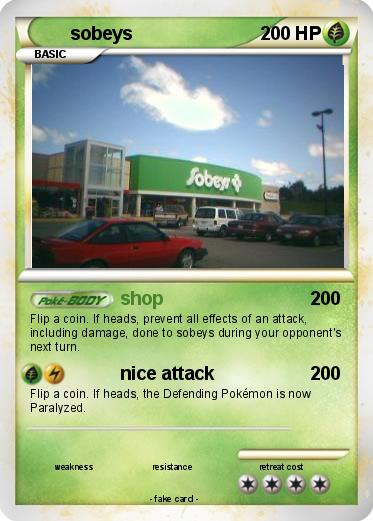 Pokemon sobeys