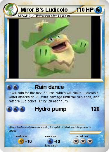 Pokemon Miror B's Ludicolo