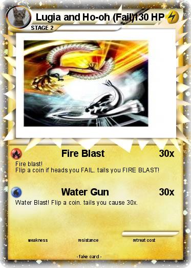 Pokemon Lugia and Ho-oh (Fail)