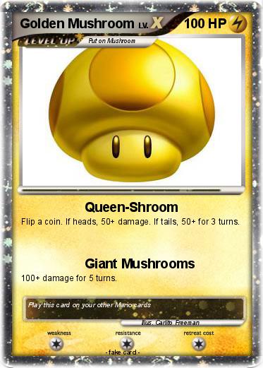 Pokemon Golden Mushroom