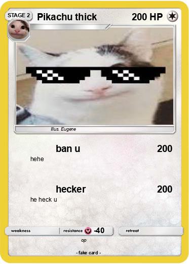 Pokemon Pikachu thick