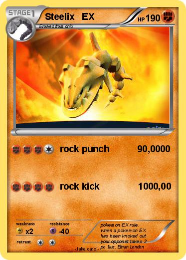 Pokemon Steelix   EX