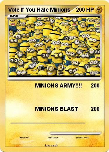 Pokemon Vote If You Hate Minions