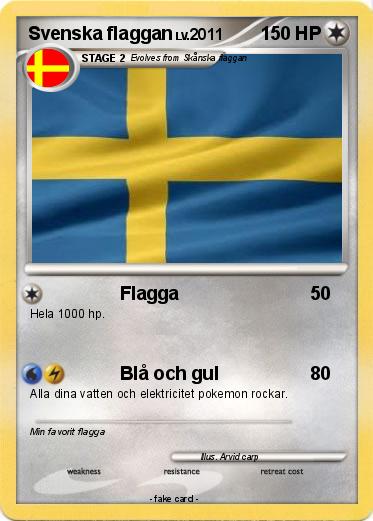 Pokemon Svenska flaggan